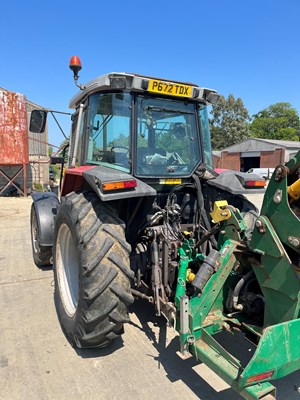 Lot 188 - Massey Ferguson 6150. Reg: P672 7DX. 6808 hours.