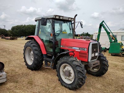 Lot 188 - Massey Ferguson 6150. Reg: P672 7DX. 6808 hours.