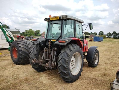 Lot 188 - Massey Ferguson 6150. Reg: P672 7DX. 6808 hours.