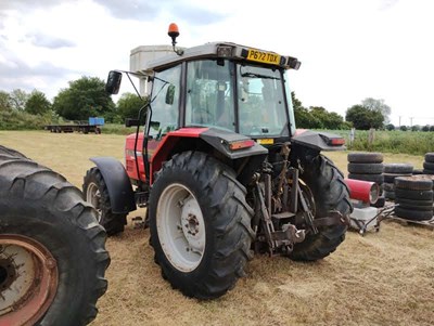 Lot 188 - Massey Ferguson 6150. Reg: P672 7DX. 6808 hours.