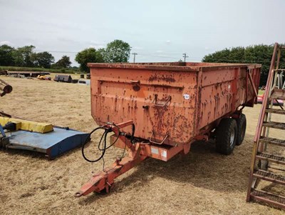 Lot 142 - Griffiths 8t Tipping Trailer. Brakes, Lights...