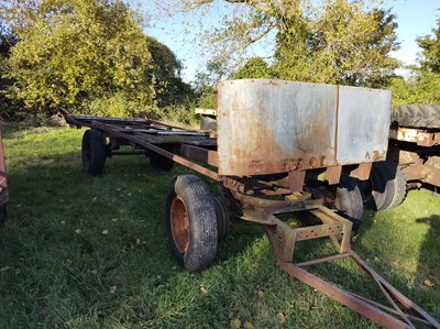 Lot 109 - Flatbed Turntable Steering 22ft Trailer