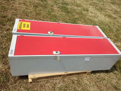 Lot 158A - 2 x Metal Cabinet