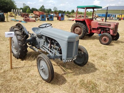 Lot 207 - Grey Ferguson Tractor. New back tyres and no V5