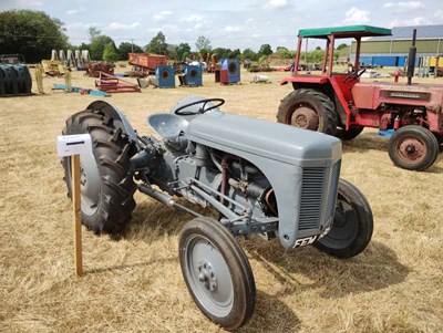 Lot 207 - Grey Ferguson Tractor. New back tyres and no V5