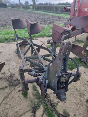 Lot 212 - Ransomes TS84 3 Furrow Plough fitted with Bar...