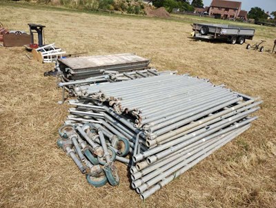 Lot 218 - Tower Scaffolding. 7 Boards, 10 Sections,...