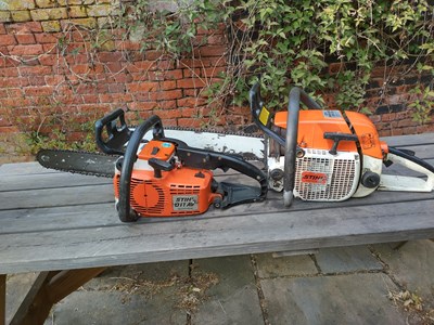 Lot 204 - 2 x STIHL Chainsaws. (1 x STIHL 011 AV...