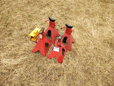 Lot 247b - 4 x Heavy Duty Jack Stands