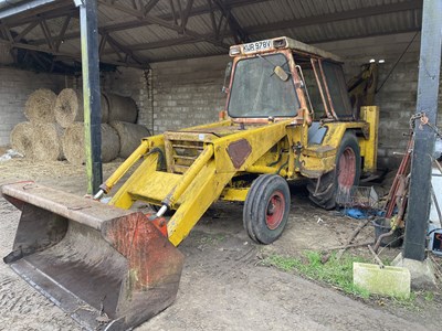 Lot 122 - JCB 3C 2WD Loader Backhoe. 5,917 Hrs. Reg: KVR...