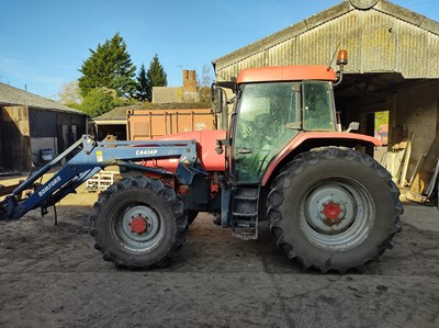 Lot 125 - McCormick MC120 Tractor with Bomford C4414P...