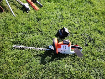 Lot 15 - Stihl Hedge trimmer HSA 56 (Located in Nacton)....