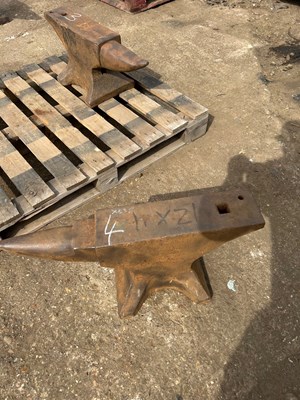 Lot 47 - Blacksmiths Anvil (Located in Podington) - NO VAT