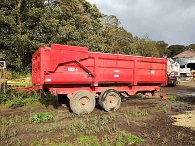 Lot 63 - 14t Marston Trailer with rollover sheet...