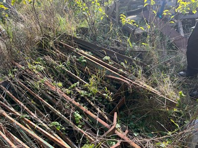 Lot 69 - Qty of Metal Railings with Two Metal Gates...