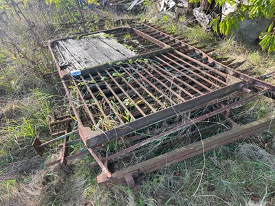 Lot 69 - Qty of Metal Railings with Two Metal Gates...