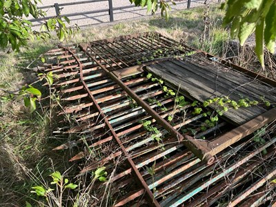 Lot 69 - Qty of Metal Railings with Two Metal Gates...