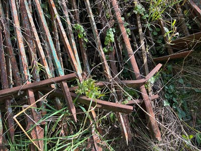 Lot 69 - Qty of Metal Railings with Two Metal Gates...