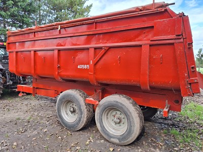 Lot 75 - 11t Kaweco Grain Trailer with rollover sheet...