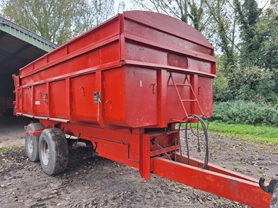 Lot 75 - 11t Kaweco Grain Trailer with rollover sheet...