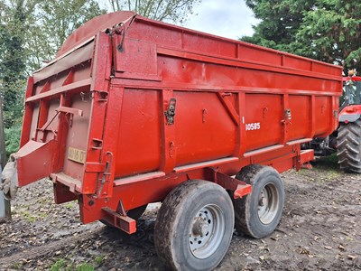 Lot 75 - 11t Kaweco Grain Trailer with rollover sheet...