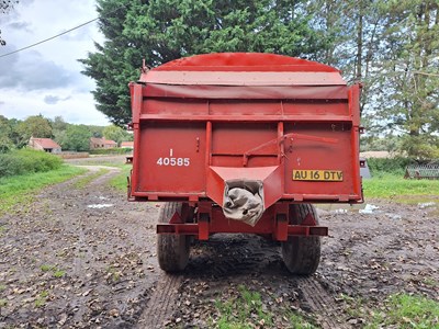 Lot 75 - 11t Kaweco Grain Trailer with rollover sheet...