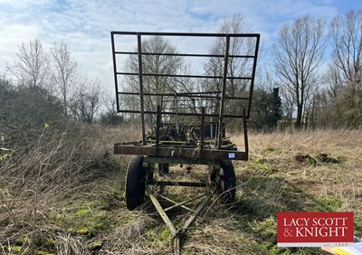 Lot 71 - Flat Bed Trailer with sides (Located in...