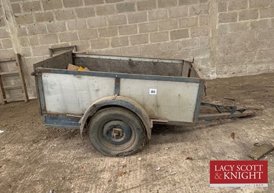 Lot 80 - Small Car Trailer (Located in Ousden) (NO VAT)