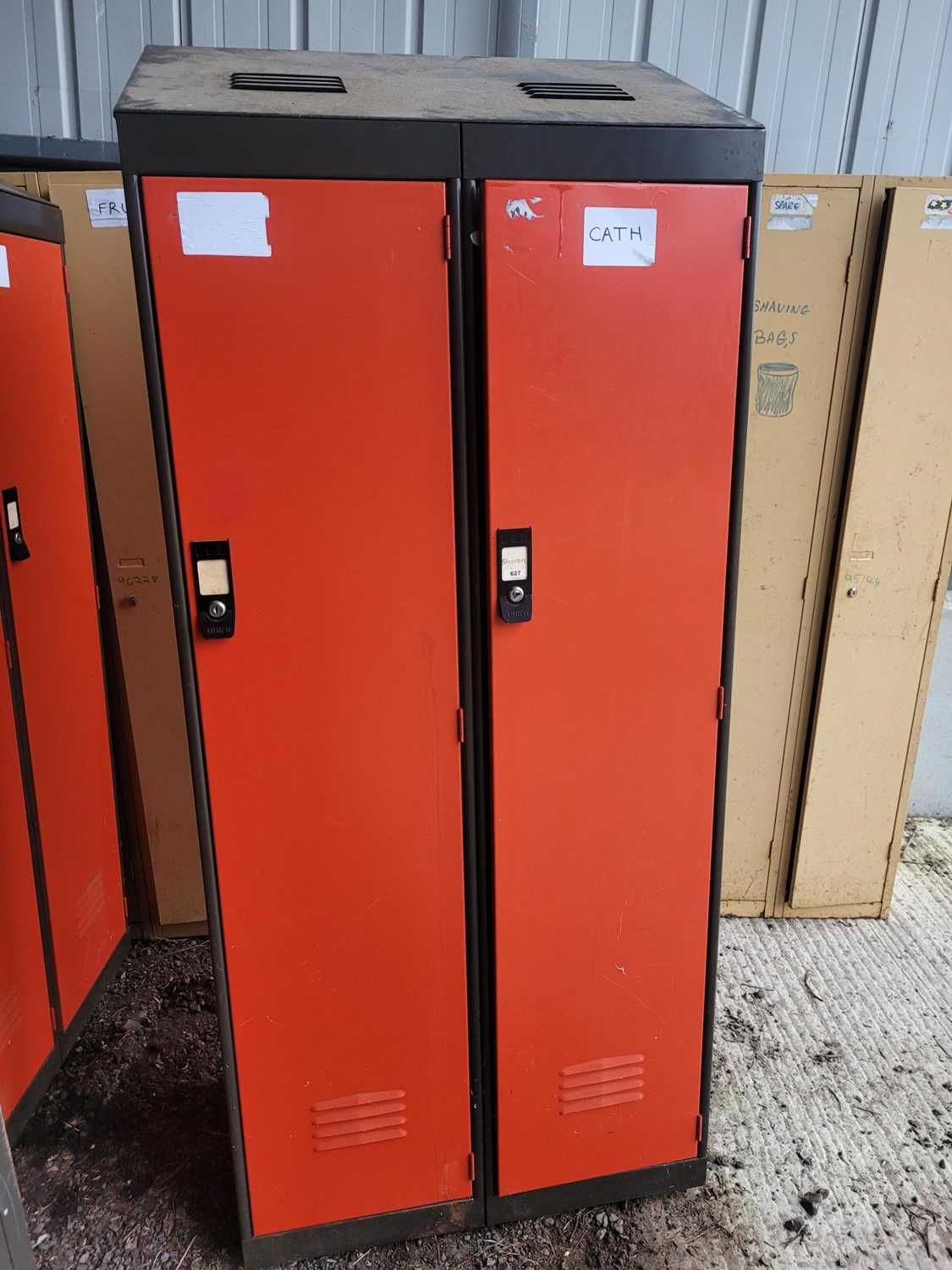 Lot 27 - Set of 2 Lockers (no keys) (Located in Euston,