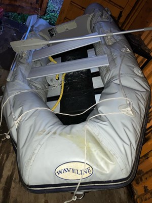 Lot 88 - Waves Line Inflatable Dingy with outboard...