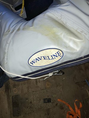 Lot 88 - Waves Line Inflatable Dingy with outboard...