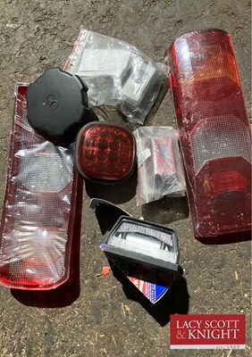 Lot 99 - Mercedes Lorry Rear Lights Fuel Cap Reflector...