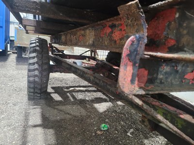 Lot 9 - W.Wheatley Tipping Trailer. Rolling chassis....