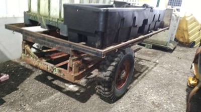 Lot 9 - W.Wheatley Tipping Trailer. Rolling chassis....