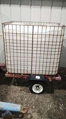 Lot 12 - Trailer mounted IBC Trailer (requires work)...