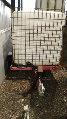 Lot 12 - Trailer mounted IBC Trailer (requires work)...