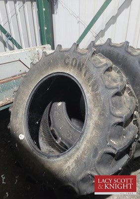 Lot 16 - Pair of Continental 420/85R30 Tyres (Located...