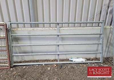 Lot 35 - 8ft metal gate (Located in Euston, Thetford)...