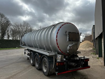 Lot 7 - 33,000 litre Crossland weight Vacuum Tanker...