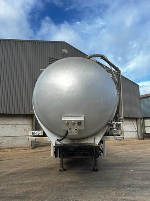 Lot 7 - 33,000 litre Crossland weight Vacuum Tanker...