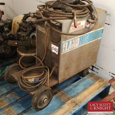 Lot 143 - Eland Single Phase Mig Welder (Located in...