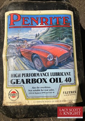 Lot 164 - 2 Cans of vintage car gearbox oil (Located in...