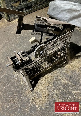 Lot 168 - Power Hacksaw and Vice (Located in Brandon)...