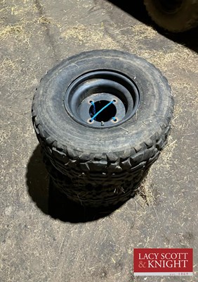 Lot 169 - 2 Wheels and Tyres to fit Kawasaki Mule...