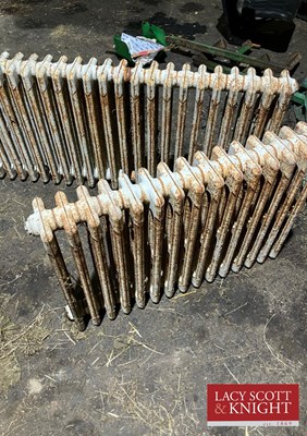 Lot 171 - 2 Victorian Cast Radiators (1. 1250mm x 580mm)...