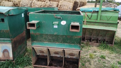 Lot 12 - 1 x 0.5t John Harvey Ab-Lib Feeders and 1 x...