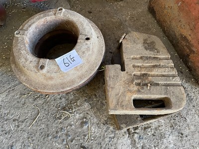 Lot 61g - Wheel Weight & Front Weights