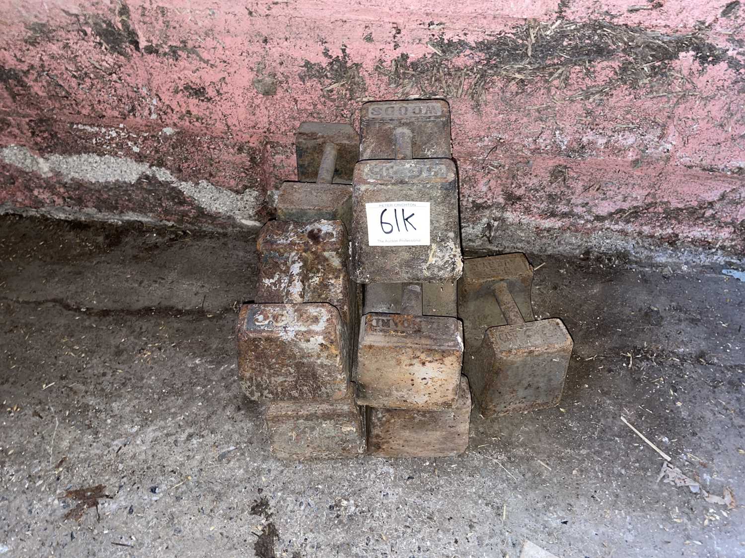 Lot 61 - 10 x Weight Blocks