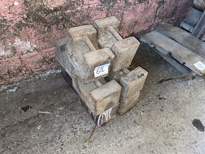 Lot 61 - 10 x Weight Blocks