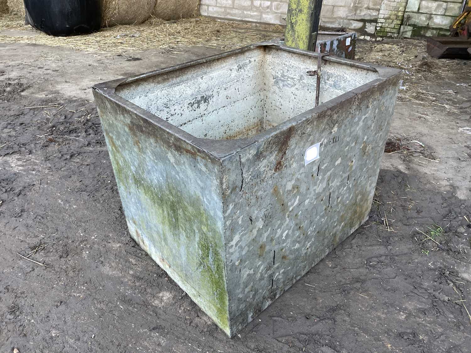 Lot 61 - 2 x Metal Water Tank